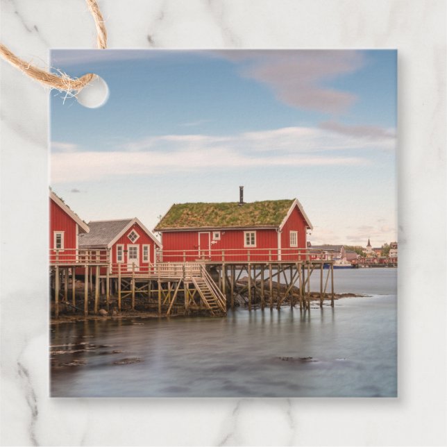 Etiquetas Para Recuerdos Lofoten Noruega (Anverso)