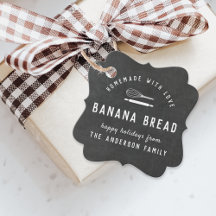 Logo de la panadería Regalo de la pastelería navid