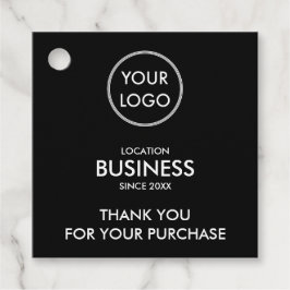Etiquetas Para Recuerdos Logo Moderno Negro Gracias Por Tu Compra