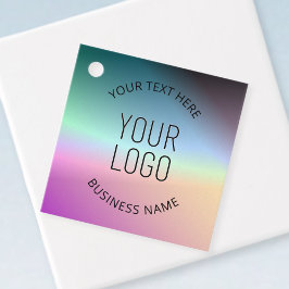Etiquetas Para Recuerdos Logotipo de envío | Colores de degradado cambiante