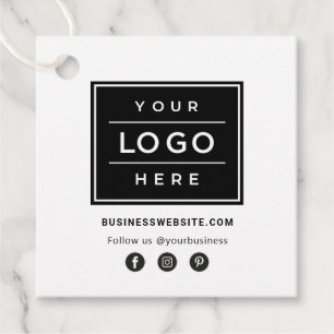 Etiquetas Para Recuerdos Logotipo de negocio de personalizados con iconos d