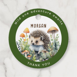 Etiquetas Para Recuerdos Los animales de Woodland Curte Favor Gracias Decor