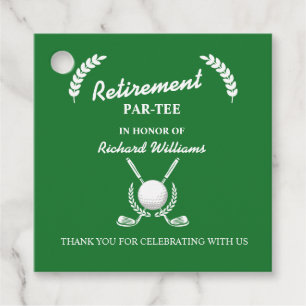Etiquetas Para Recuerdos Los clubes de golf de retiro eran Fiestas temático