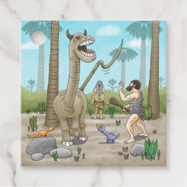 Etiquetas Para Recuerdos Los dinosaurios se encuentran con la edad de piedr