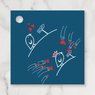Etiquetas Para Recuerdos LOVE ECHO - Comic Birds Tweetlercools 2
