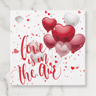 Etiquetas Para Recuerdos Love Is In The Air Personalized Favor Tags