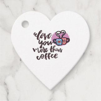 Etiquetas Para Recuerdos Love You More Than Coffee Cute Romantic Style 