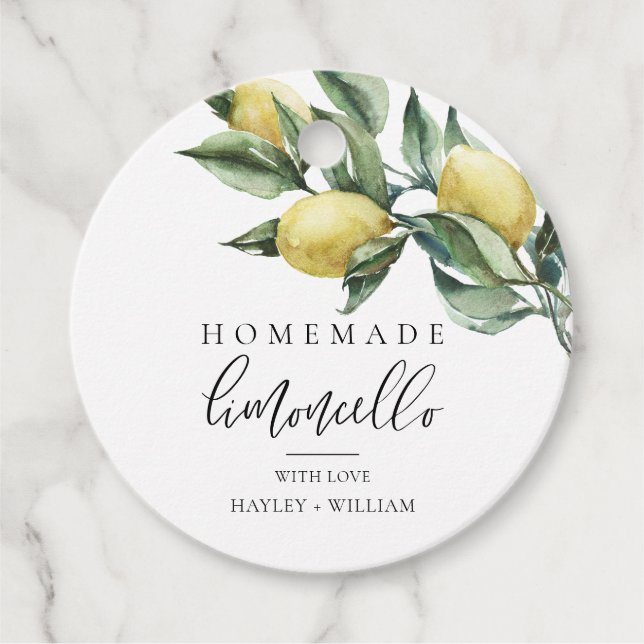 Etiquetas Para Recuerdos Lucas Limoncello (Anverso)