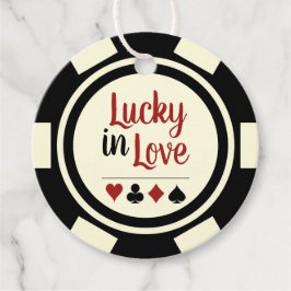 Etiquetas Para Recuerdos Lucky In Love Black White Boda