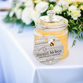 Etiquetas Para Recuerdos Madera Rústica Destinada a Ser Boda Agradecimiento