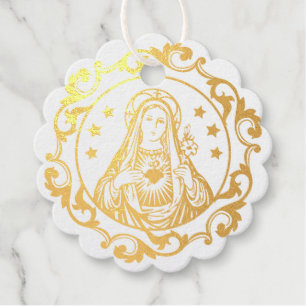 Etiquetas Para Recuerdos Madre religiosa de la Santísima Virgen María