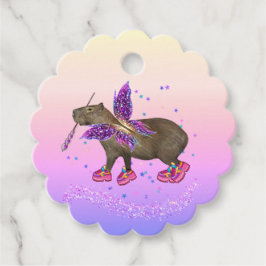 Etiquetas Para Recuerdos Magia de Capybara Hada