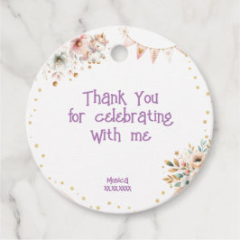 Etiquetas Para Recuerdos Magnífico unicornio niños cumpleaños gracias