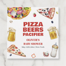 Etiquetas Para Recuerdos Mama Mia Pizza Italiana Beer Pacifier Baby Shower