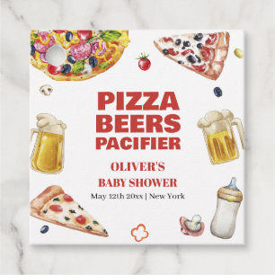 Etiquetas Para Recuerdos Mama Mia Pizza Italiana Beer Pacifier Baby Shower