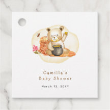Mama To Bee Teddy Bear Honeycomb Baby Shower