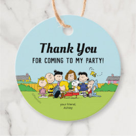 Etiquetas Para Recuerdos Maní | Cumpleaños de Charlie Brown y Gang