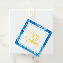 Etiquetas Para Recuerdos Marbelix Paint Swirl Art Holiday Feliz Hanukkah