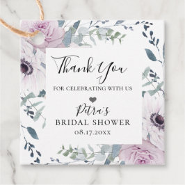 Etiquetas Para Recuerdos Marco floral del jardín acuático