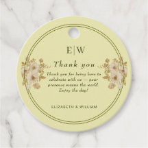 Marco Rosa - Boda amarillo celestial monograma