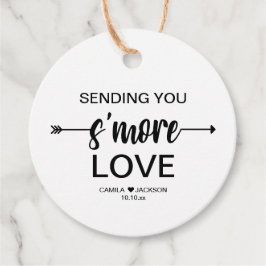 Etiquetas Para Recuerdos Más amor de S'more Boda 