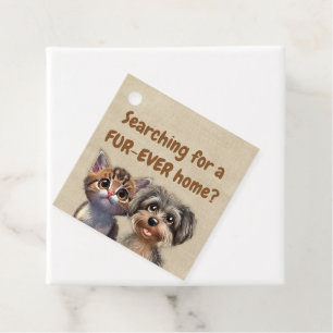 Etiquetas Para Recuerdos Mascota Pop-By Realtor Puppy Kitten Vet