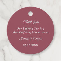 Matrimonio personalizado simple de marrón