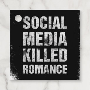 Etiquetas Para Recuerdos Medios sociales matan romance