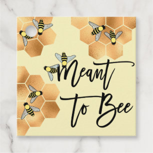 Etiquetas Para Recuerdos Meee Bee Quote Gold Honeycomb Bridal Shower