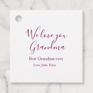 Etiquetas Para Recuerdos mejor abuela jamás abuelos foto regalos clásicos