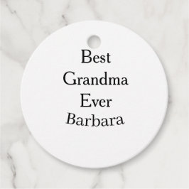 Etiquetas Para Recuerdos Mejor abuela jamás nombre fecha sencillo día de la
