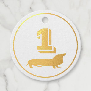 Etiquetas Para Recuerdos Mejor Relieve metalizado de perro ganador del prim