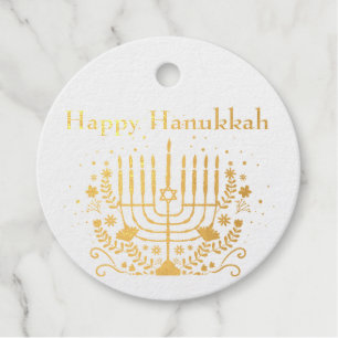 Etiquetas Para Recuerdos Menorah Hannukah