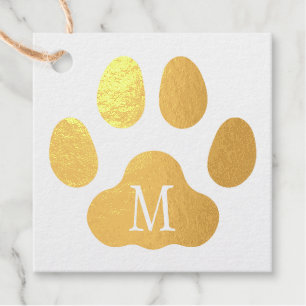 Etiquetas Para Recuerdos Mensaje Personalizado de la Papelera de Cat monogr