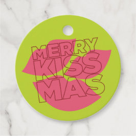 Etiquetas Para Recuerdos Merry Kissmas Gift Tag