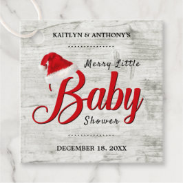 Etiquetas Para Recuerdos Merry Little Navidades Baby Shower