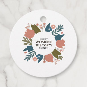 Etiquetas Para Recuerdos Mes de la historia de la mujer