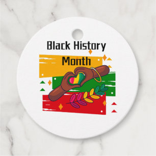 Etiquetas Para Recuerdos Mes de la historia negra celebrando el auge juntos