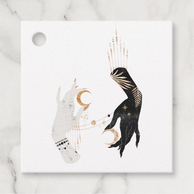 Etiquetas Para Recuerdos Micrómico místico (Anverso)