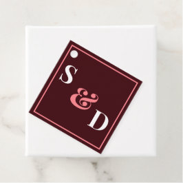 Etiquetas Para Recuerdos Minimal Modern Editable Wedding