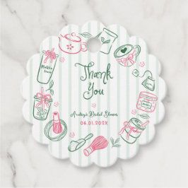 Etiquetas Para Recuerdos Minimal Perfect Matcha  Bridal Shower Thank You
