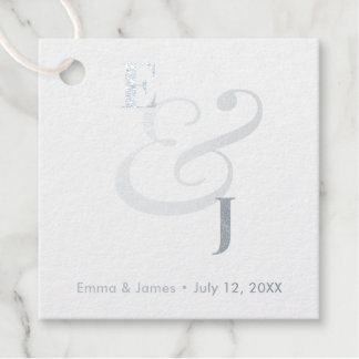Etiquetas Para Recuerdos Minimalist Ampersand Wedding | Thank You