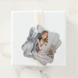 Etiquetas Para Recuerdos Minimalista foto moderna feliz Pascua