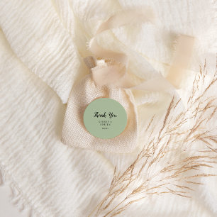 Etiquetas Para Recuerdos Minimalista simple Gracias Boda sabio