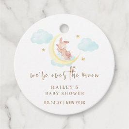Etiquetas Para Recuerdos Minimalista sobre el Baby Shower de la nube de con
