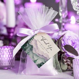 Etiquetas Para Recuerdos Misty Mountain Forest Boda Gracias