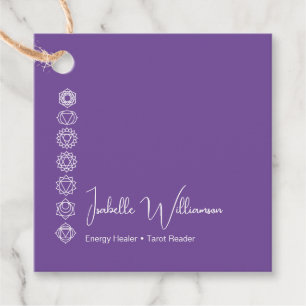 Etiquetas Para Recuerdos Mítico Ametista Chakras Reiki Meditación Yoga