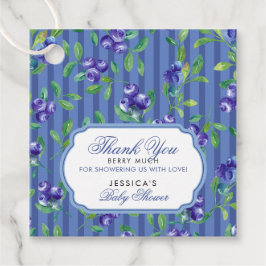 Etiquetas Para Recuerdos Modern Blueberries Berry Sweet Baby Shower