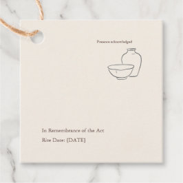 Etiquetas Para Recuerdos Modern Christian Baptism God Parent