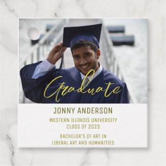 Etiquetas Para Recuerdos Modern Minimalist Photo and Script